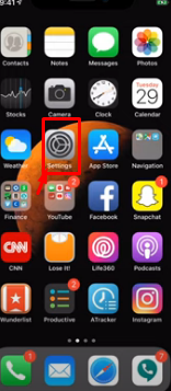 going to Settings > Privacy