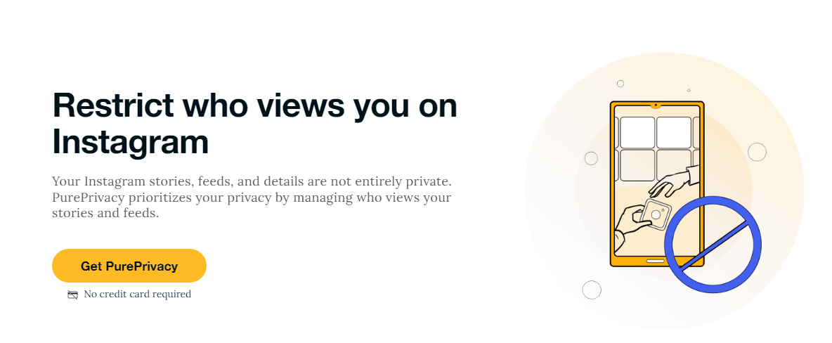 Restrict who view you in instagram