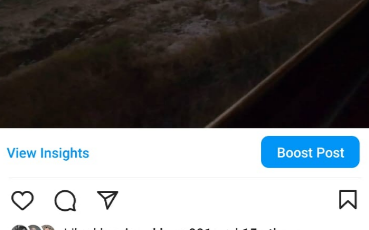 "View insights" button will show at the bottom left 