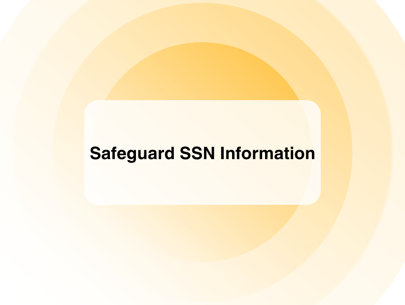 Safeguard SSN Information